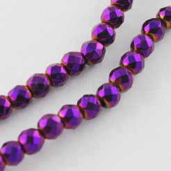 Non-magnetic Synthetic Hematite Beads Strands&nbsp;G-Q890-2mm-5