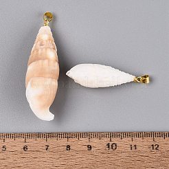 Spiral Shell Big Pendants&nbsp;SHEL-Q029-14KCG