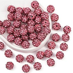 Polymer Clay Rhinestone Beads&nbsp;RB-H284-6MM-Half-209