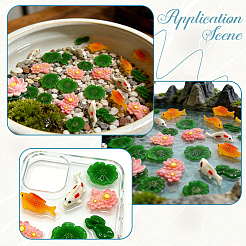 36Pcs 6 Styles Resin Display Decorations&nbsp;DJEW-CN0001-52