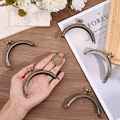 Iron Purse Kiss Lock Frame Handle&nbsp;FIND-WH20004-38AB