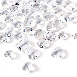 40Pcs 8 Styles Transparent Glass Rhinestone Cabochons&nbsp;RGLA-TA0001-08