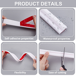 10M TPE Self-Adhesive Flexible Molding Trim&nbsp;DIY-WH0671-308