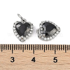 Brass Micro Pave Cubic Zirconia Charms&nbsp;KK-U043-14P