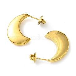 Ion Plating(IP) 304 Stainless Steel Stud Earrings&nbsp;EJEW-Z038-06G
