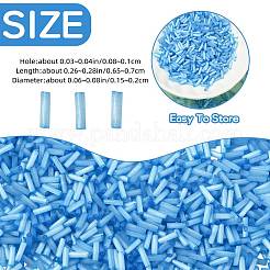 50g Glass Bugle Beads&nbsp;SEED-SZ0001-024D