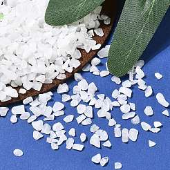 Natural White Jade Chip Beads&nbsp;G-O103-16