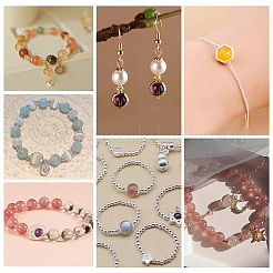 8 Bags 8 Style Brass Bead Frame&nbsp;KK-PH0009-48