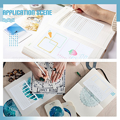 12Pcs 3 Styles PET Diary Planning Template&nbsp;DIY-PH0036-65