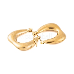 Ion Plating(IP) 304 Stainless Steel Hoop Earrings for Women&nbsp;EJEW-P279-26G