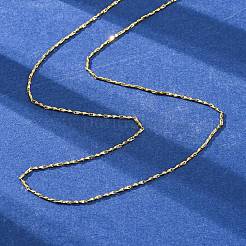 Brass Textured Bar Link Chain Necklaces&nbsp;NJEW-D302-65G