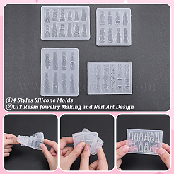 4Pcs 4 Styles Silicone Molds&nbsp;MRMJ-HY0001-44