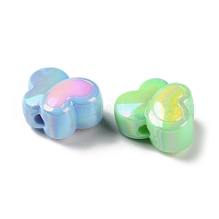 AB Color Plated Opaque Acrylic Beads&nbsp;SACR-I005-12A