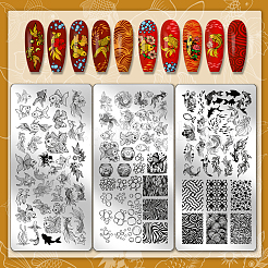 Stainless Steel DIY Nail Art Templates&nbsp;MRMJ-PH0003-17C