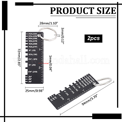201 Stainless Steel Measuring Rulers&nbsp;TOOL-WH0136-126