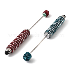 Polymer Clay Pave Rhinestone Touch Screen Stylus&nbsp;AJEW-B108-07