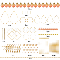 DIY Flower Earring Making Kits&nbsp;DIY-SC0001-82G