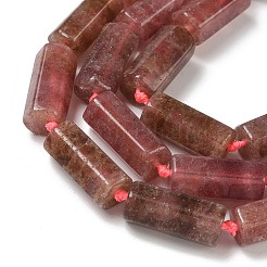 Natural Smrrawberry Quartz Beads Strands&nbsp;GG-CBA086A-03A-02