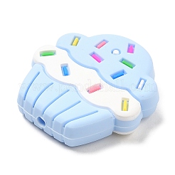 Cake Food Grade Eco-Friendly Silicone Focal Beads&nbsp;SIL-C004-02A