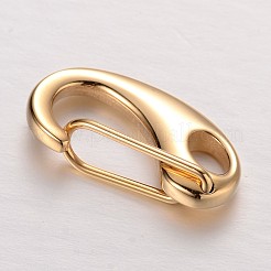 304 Stainless Steel Keychain Clasp Findings&nbsp;STAS-I045-01B