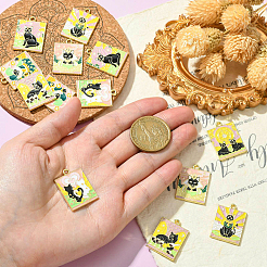 14Pcs 7 Style Alloy Enamel Pendants&nbsp;ENAM-CJ0005-59