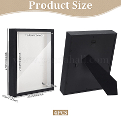 MDF Composite Wood Photo Frame Stand for Dried Flower&nbsp;LS-DJEW-WH0028-057A