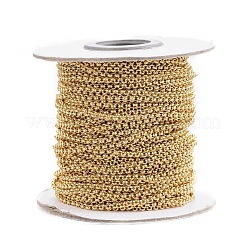304 Stainless Steel Box Chains&nbsp;CHS-P003-07G