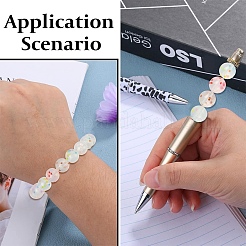 20Pcs 4 Colors Transparent Food Grade Eco-Friendly Silicone Beads&nbsp;SIL-YW0003-64