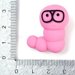 Caterpillar Food Grade Silicone Focal Beads&nbsp;SIL-Q030-03B