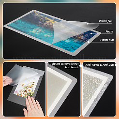 100Pcs Plastic Laminating Pouch Film Photo Protecting Sheets&nbsp;AJEW-WH0606-55E