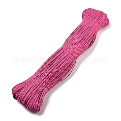 3-Ply PU Leather Braided Cord&nbsp;OCOR-Q059-01C