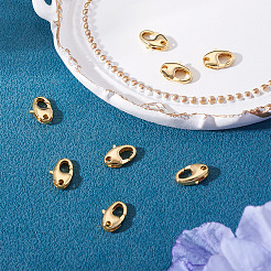 8Pcs Brass Lobster Claw Clasps&nbsp;KK-TA0002-65