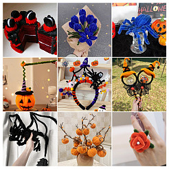150Pcs 6 Colors DIY Plush Sticks&nbsp;FIND-TA0005-80