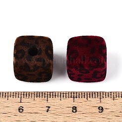Flocking Opaque Acrylic Beads&nbsp;OACR-T030-03M