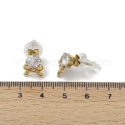 304 Stainless Steel Bowknot Stud Earrings&nbsp;EJEW-A134-03G