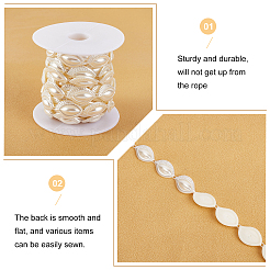 Plastic Imitation Pearl Chains&nbsp;DIY-WH0223-58