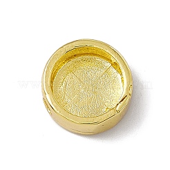 Real 18K Gold Plated Brass Enamel Beads&nbsp;KK-A170-01G-01
