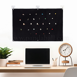 1Pc Nylon Tactical Hook and loop Fastener Patch Hanging Display Board with Eyelets&nbsp;AJEW-OC0005-81A