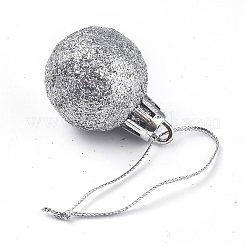 Christmas Ball Plastic Ornaments&nbsp;AJEW-CJC0001-61C