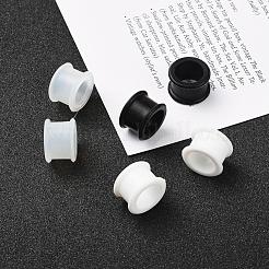 6Pcs 3 Colors Pulley Silicone Ear Gauges Flesh Tunnels Plugs&nbsp;FIND-YW0001-18E