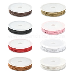 8 Rolls 8 Colors Waxed Cotton Cords&nbsp;YC-YW0001-04