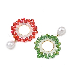 Glass & Brass Pendants&nbsp;PALLOY-MZ01381