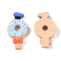 Opaque Resin Cabochons&nbsp;CRES-S308-021