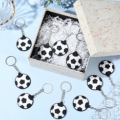 20Pcs Sports Series Silicone Keychains&nbsp;KEYC-SC0002-01A