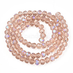 Electroplate Glass Beads Strands&nbsp;EGLA-A034-T2mm-L22