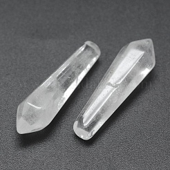 Natural Quartz Crystal Pointed Beads&nbsp;X-G-E490-C06