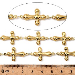 304 Stainless Steel Cross Link Chains&nbsp;CHS-G042-01G-02