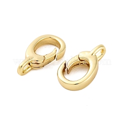 Brass Spring Gate Rings&nbsp;KK-J301-14G-01