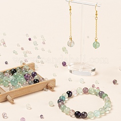340Pcs 4 Style Natural Fluorite Beads&nbsp;G-LS0001-49