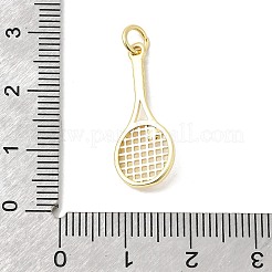 Brass with ABS Plastic Imitation Pearl Pendants&nbsp;KK-P343-07G